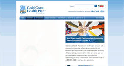 Desktop Screenshot of goldcoasthealthplan.org